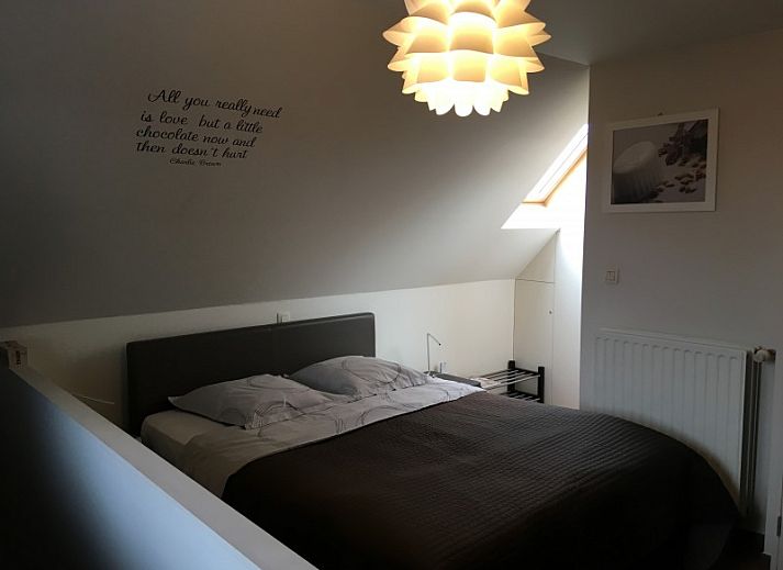 Gezellige zithoek in B&B De Zoete Kers, Wakken, West-Vlaanderen.