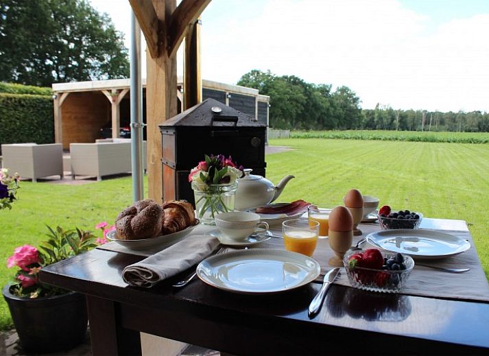 B&B 't Mjeels Pierke in Meerle, Antwerp with inviting terrace and green garden.