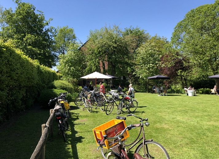 Comfortable bedroom in B&B 't Mjeels Pierke, Meerle, Antwerp with TV and closet.