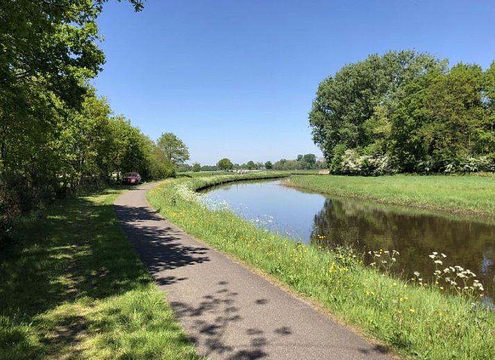Stylish bedroom with double bed in B&B 't Mjeels Pierke, Meerle, Antwerp.