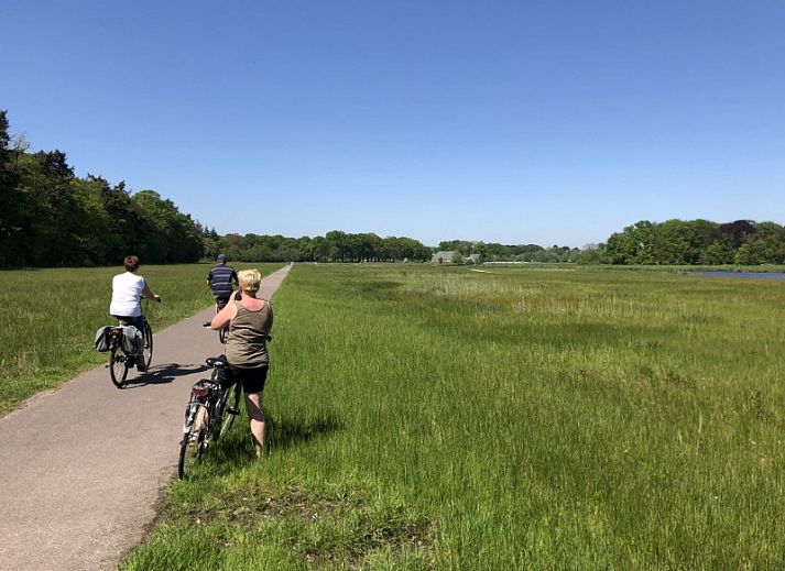 Stylish bedroom with double bed in B&B 't Mjeels Pierke, Meerle, Antwerp.