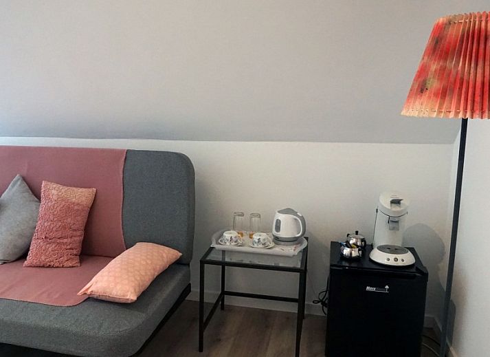 Komfortables Zimmer im B&B Waterzicht, Wijnegem, Antwerpen, mit einer einladenden Atmosphaere fuer eine gute Nachtruhe.