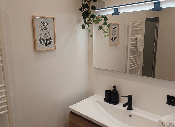 Modern bathroom in B&B Viator Tongeren, Tongeren with stylish decor and comfortable amenities.