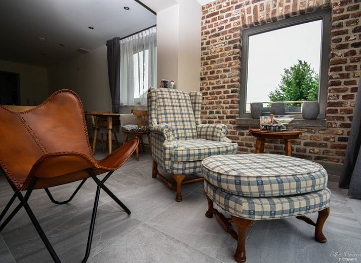 Historic facade of B&B De Bloesem in Tongeren, Limburg, Belgium, bed and breakfast.