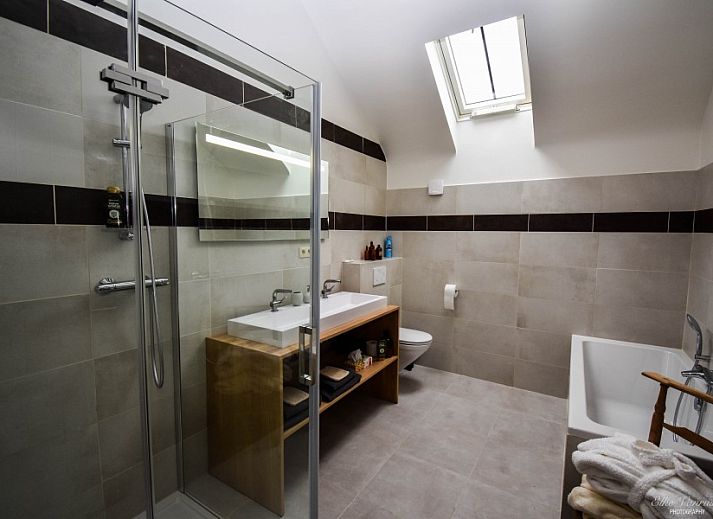 Historic facade of B&B De Bloesem in Tongeren, Limburg, Belgium, bed and breakfast.