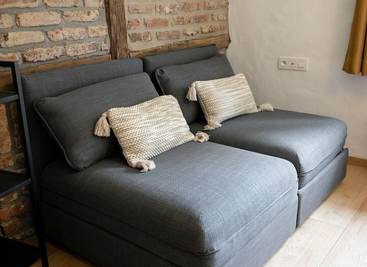 Verfrissende drankenhoek met huisgemaakte limonade in Vakantiehuisje in Stoumont, Ardennen.