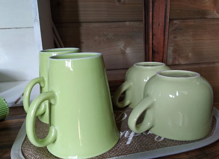 Uitzicht op groene omgeving vanaf het terras van Vakantiehuis in Bertogne, bed and breakfast in de Ardennen, Belgie.