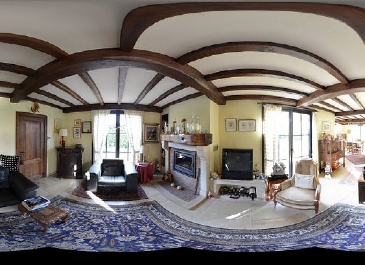 Luftaufnahme von B & B YACA, einem charmanten Bed & Breakfast in De Haan an der belgischen Kueste.